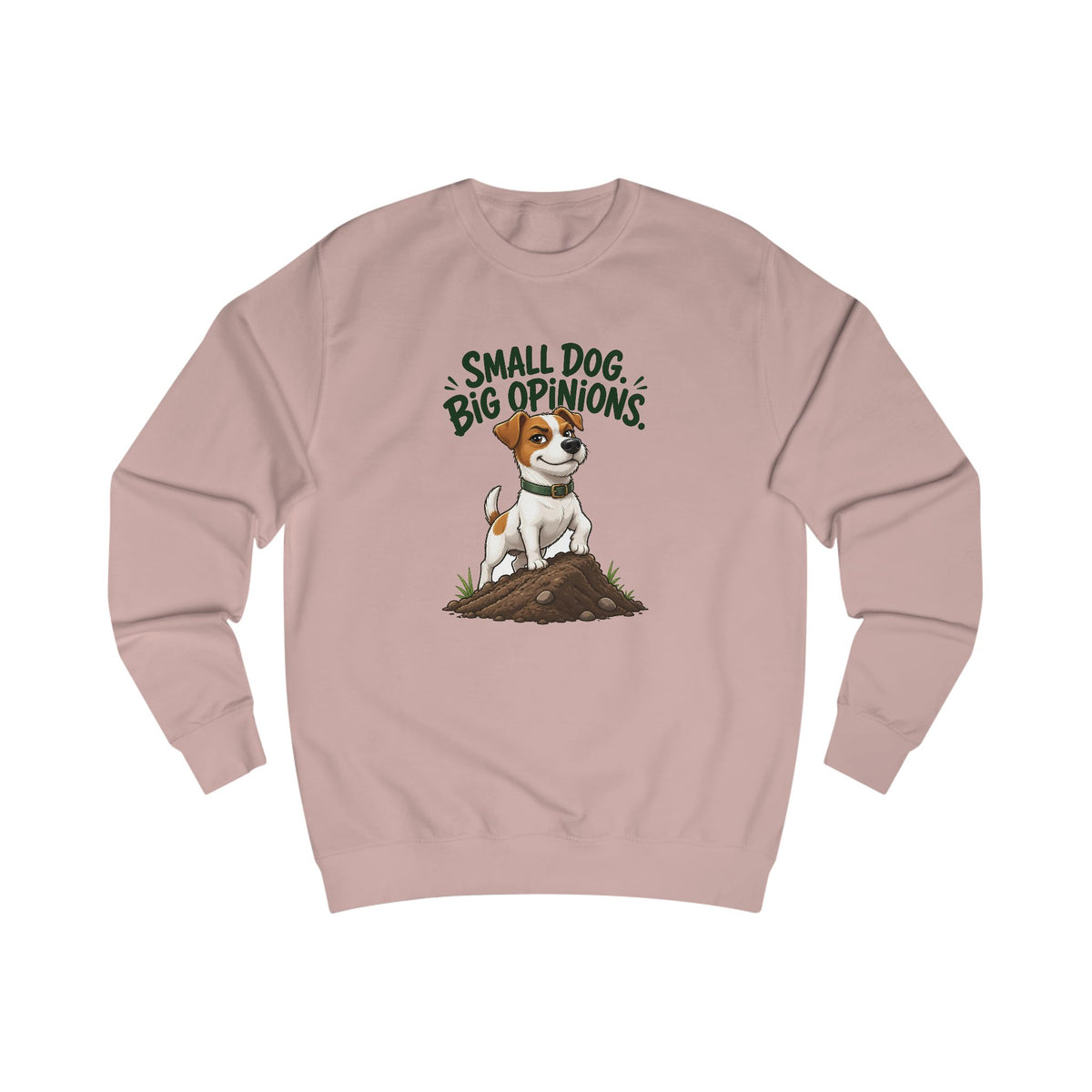 Small Dog Big Opinions Jack Russell Sweatshirt – Personalised