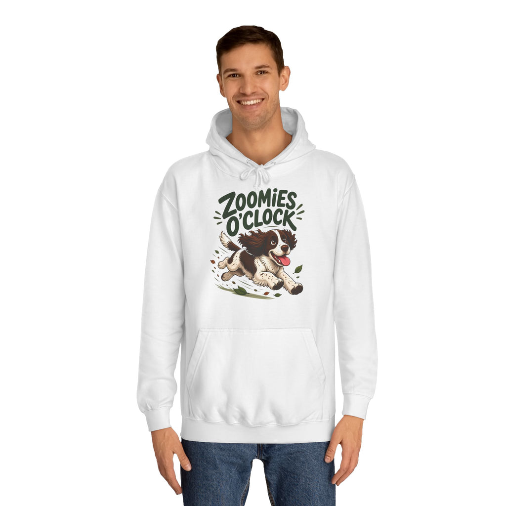 Zoomies O'Clock Springer Spaniel Hoodie – Personalised