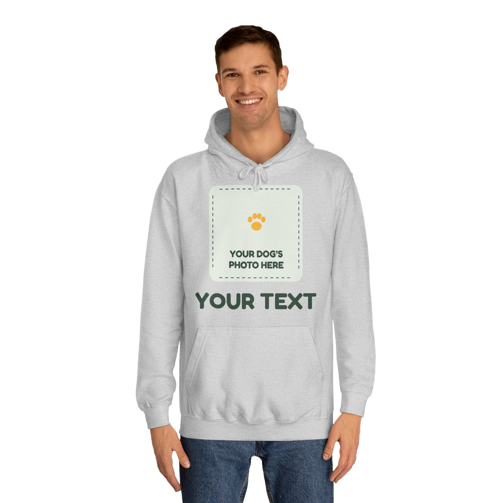 Build Your Own Hoodie – Your Dog's Photo & Text