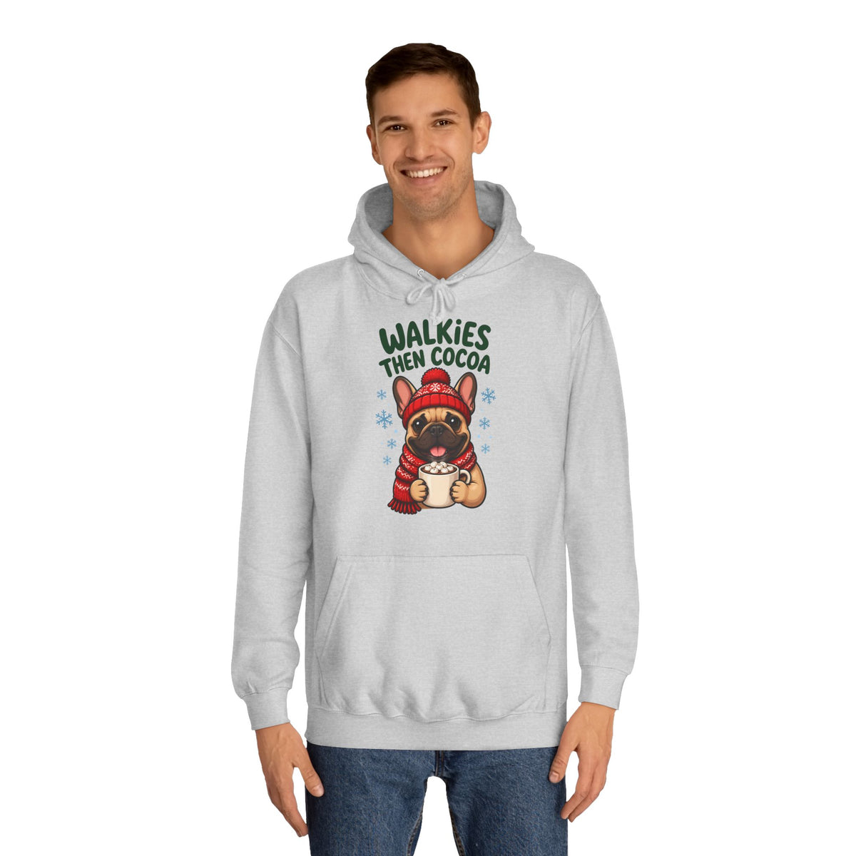 Walkies Then Cocoa French Bulldog Hoodie – Personalised