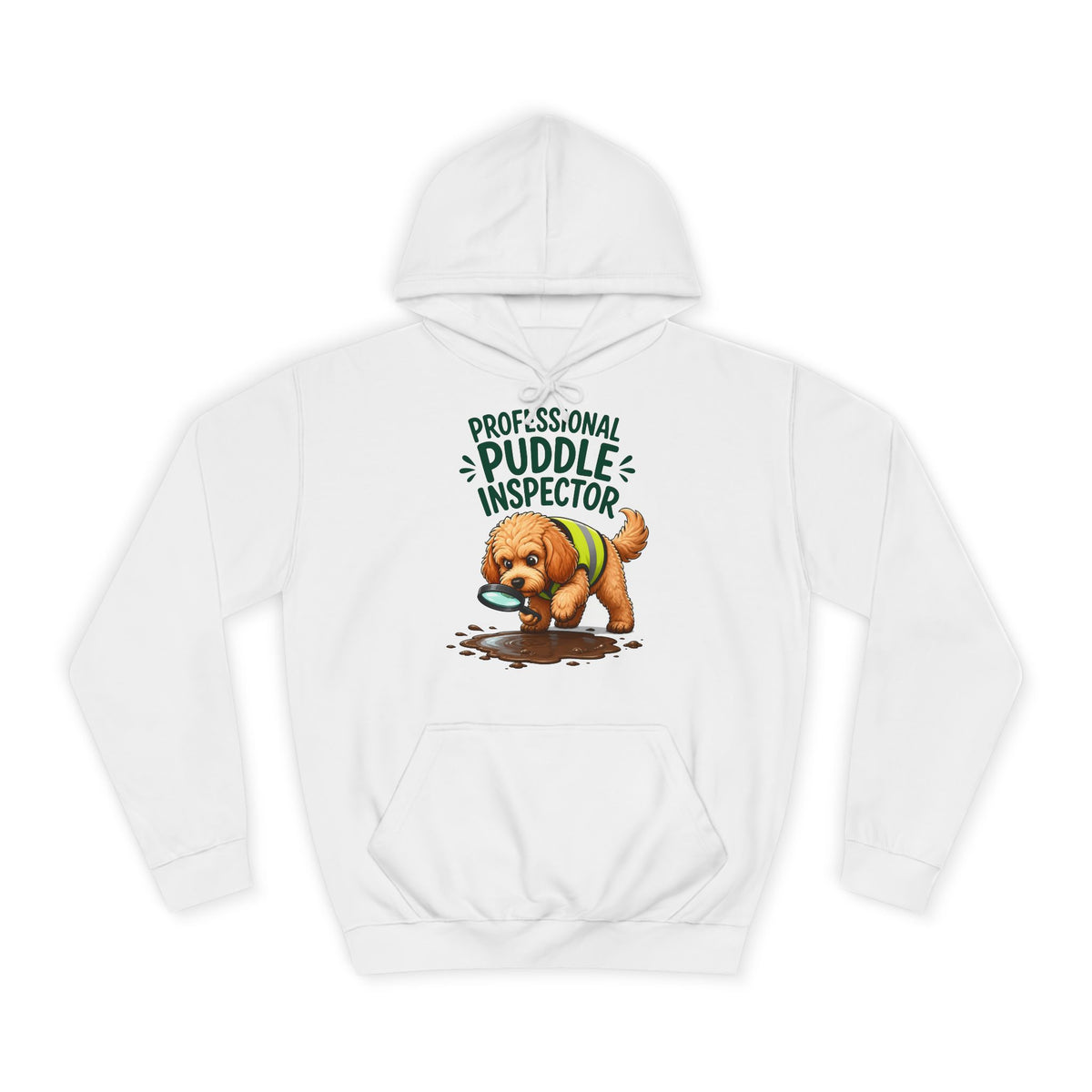 Professional Puddle Inspector Cockapoo Hoodie – Personalised