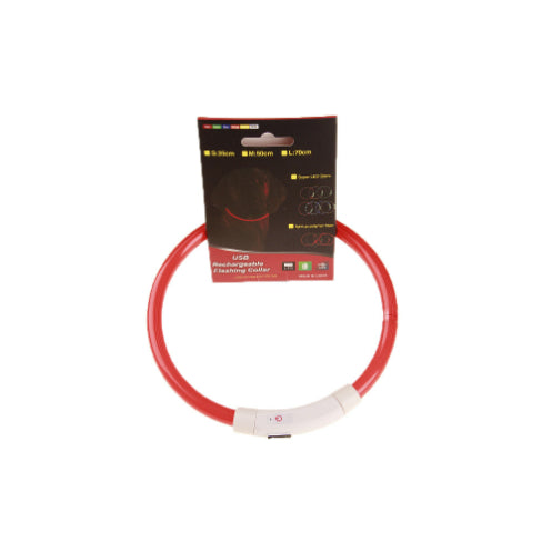 The Glow Collar in red
