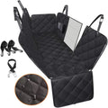 The Back Seat Hammock in black with safety tethers