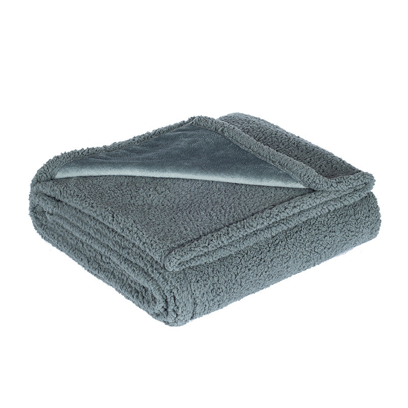 The Fireside Blanket in slate grey